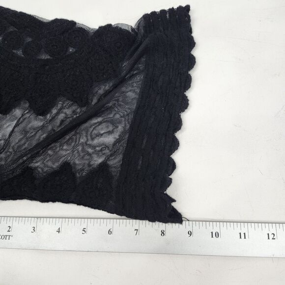 Rachel Zoe Kimono Cover Up Duster Black Lace One Size Fits Most Bohemian Boho - Picture 13 of 14